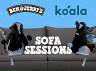 Life on the sofa with Ben & Jerry’s and Koala via Banter