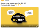 Twitter and R U OK? create interactive adventure conversation thread