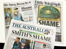 Newspapers react to Australian cricket scandal