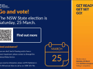 NSW State election awareness campaign