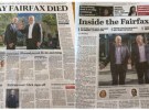 'The day Fairfax died' - Australian newspapers react to Nine takeover