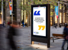 Visa repurposes OOH screens to share fan support for Matildas