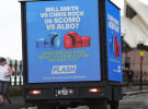 Punny billboards make fun of politics