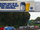 Hawke’s beer cheeky Christmas public service announcement billboards