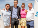 Francis Coady works at the beach with Surfing NSW