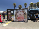 Wrapping Christmas with pay-to-dispense street furniture panels