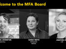 The MFA's new directors