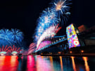 New Years Eve projection art via VANDAL 