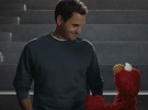 Super Bowl 2025 - Elmo and Roger Federer