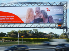 A massive billboard goes digital at Sydney Airport