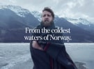 Ocean Blue's from the coldest waters of Norway campaign via SICKDOGWOLFMAN