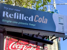 Coke rival towers over Kings Cross sign 