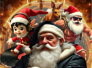 Card game by Amplify decides which Santa is really the G.O.A.T