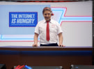 Snickers says the internet is hungry via Thinkerbell