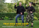 Super Bowl 2021 - Travolta and daughter do Born to Hand Jive