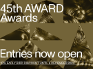 45th AWARD Awards open for entries