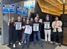 PHOTOS - The frontline of Nine's striking journalists