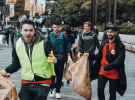 PHOTOS - UM team takes day off for rubbish