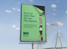 Mosh's 'Get It Up' OOH campaign