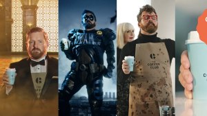 Comedian Nick Cody in The Coffee Club's new campaign via VMLY&R