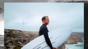 ACCIONA and Draft Surf's surfboard made from recycled wind turbine blades