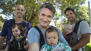 Fitzy, Hughesy and Pat Rafter are Bonds’ Insta-Dads