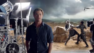 Chris Hemsworth recreates the drama on Foxtel