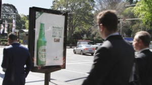 Heineken launch OOH beer campaign