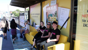 Ikea transforms bus shelters into living rooms in outdoor activation