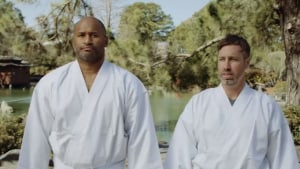 Former Wallaby Lote Tuqiri fails to cut it as a ninja 