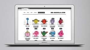 The Reactor launch website for Mr Men and Little Miss characters