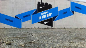 Nike Football In The Gap