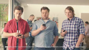 A lad's ad for a lad's app