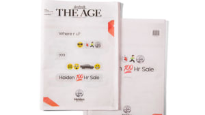 Emojis do all the storytelling in Holden's new ads