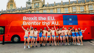 Budgy Smuggler tells UK to leave EU and join AU 