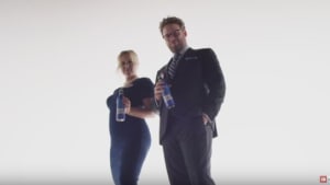 Amy Schumer and Seth Rogen tease Super Bowl ad for Bud Light