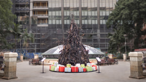 Red Cross launches the Burnt Christmas Tree via DDB Sydney