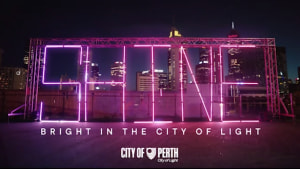 City of Perth's 'Shine bright in the City of Light' via Wildlings Creative