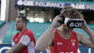 QBE takes fans 'into the game' in latest Swans ad
