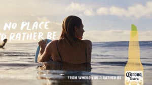 Corona launches global campaign with surf champion Stephanie Gilmore