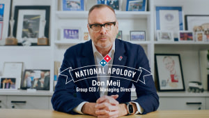 Domino’s CEO issues national apology via It's Friday
