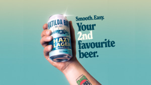 Matilda Bay promotes Hazy Lager as the second favourite beer via Howatson+Company