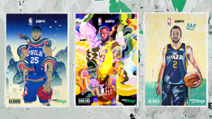 Australian artists bring NBA stars to life for Kayo and ESPN via Now We Collide