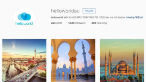 Travel group helloworld to launch Instagram project #helloworldRELAY