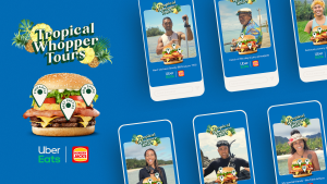 Uber Eats brings tour guides from the Cook Islands in to give tours of the Tropical Whopper burger