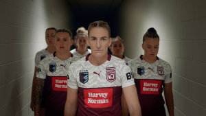 Health and Wellbeing Queensland show support for Women's State of Origin