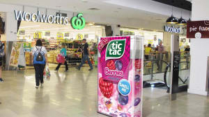 Giant Tic Tac boxes take over Woolworths