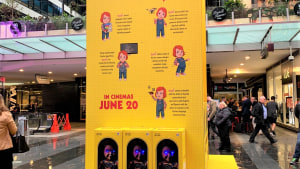 Child's Play comes to life in World Square, Sydney
