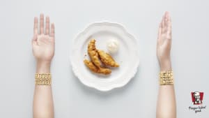 Your hands are your cutlery, says KFC