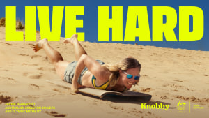Knobby ‘Live Hard' via Howatson+Company 